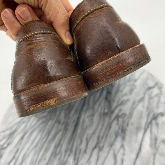 Tommy Bahama Felton Loafer Mens 8 Brown Leather Perforated Slip On Round Toe * - Picture 4 of 12